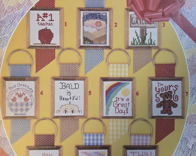 Mother Daughter Designs 101 Minis Cross Stitch Pattern - FREE SHIPPING. Preowned Used Condition