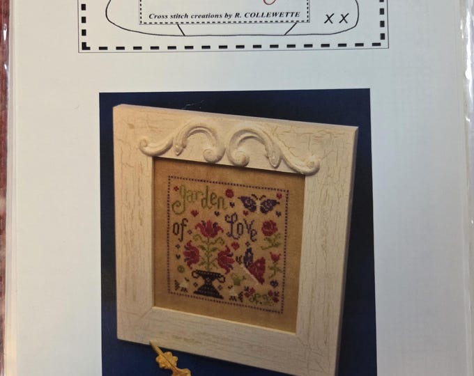 Citrouille's Designs Garden of Love Cross Stitch Pattern. Free Shipping. Good Condition.