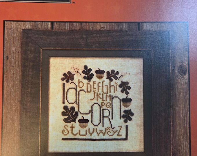 Bent Creek Acorn Cross Stitch Pattern. Free Shipping. Used Condition.