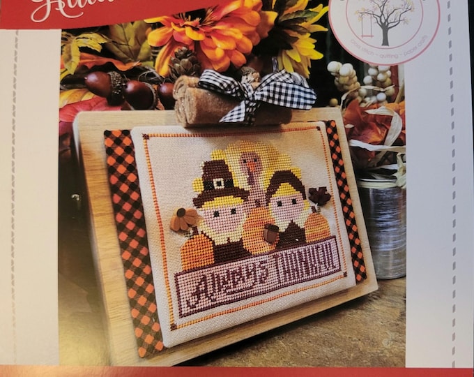 Anabellas Autumn Harvest Thankful Cross Stitch Pattern. Free Shipping. Good Condition.
