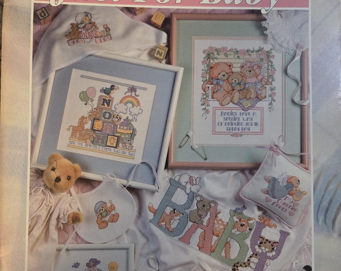 Good Natured Girls The Big Book Just For Baby Cross Stitch Pattern - FREE SHIPPING. Used Condition
