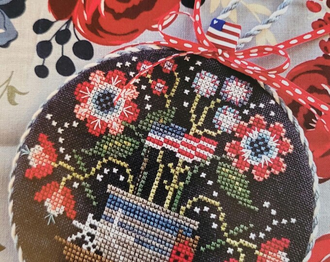 Hands on Designs Liberty Pennies Cross Stitch Pattern. Free Shipping. Good Condition.