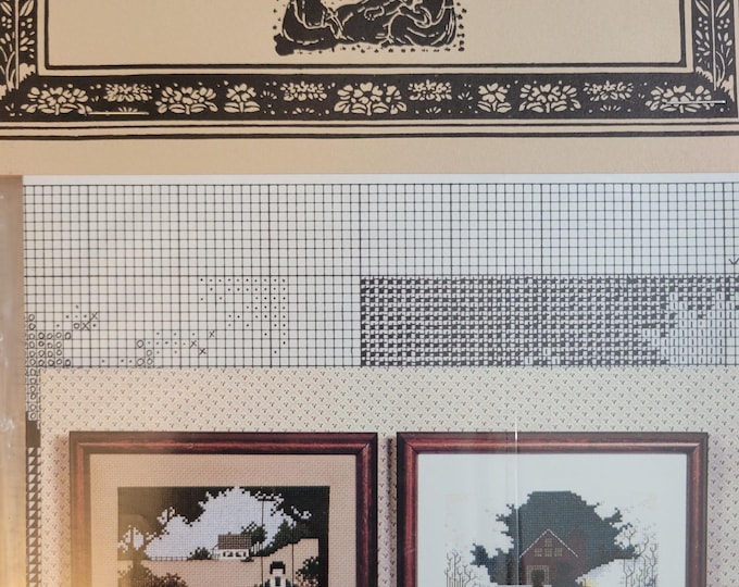 Told In A Garden Amish Kids Cross Stitch Pattern. Good Condition. Free Shipping.