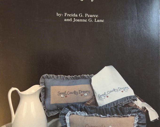 Back Street Sweet Country Dreams Cross Stitch Pattern. Used/Older Ripped Condition. Free Shipping.