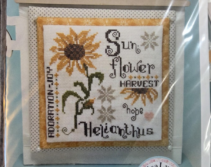 Kira Lyns Sunflower Cross Stitch Pattern. Free Shipping. New Condition.