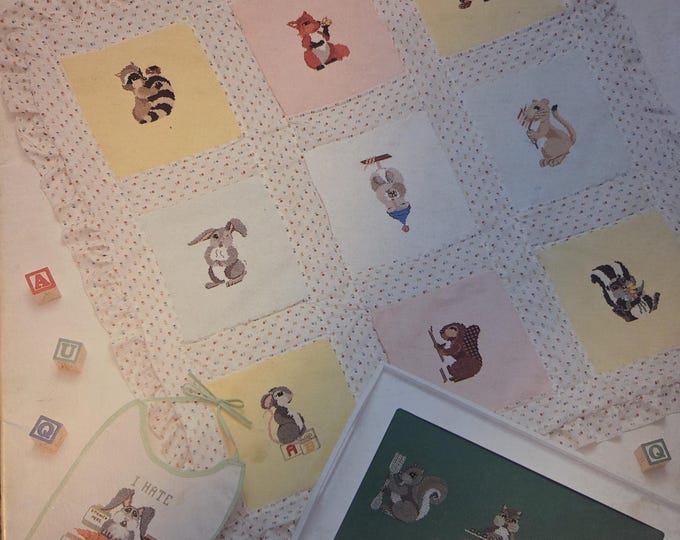 Summit Designs Babes in the Woods Cross Stitch Pattern. Free SHIPPING. Used Condition.