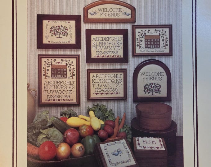 Margaret & Margaret A Shaker Sampling Cross Stitch Pattern. Free Shipping. Used Condition.