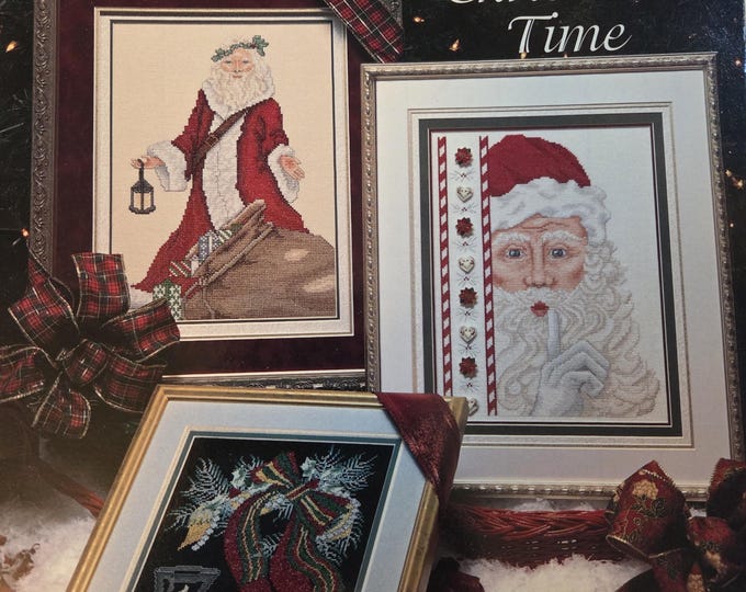 Stoney Creek Rain Drop It's Christmas Time Cross Stitch Pattern. FREE SHIPPING. Used Condition