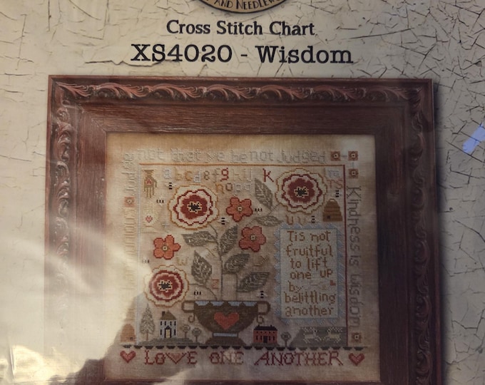 Teresa Kogut Wisdom Cross Stitch Pattern. Free Shipping. Good Condition.