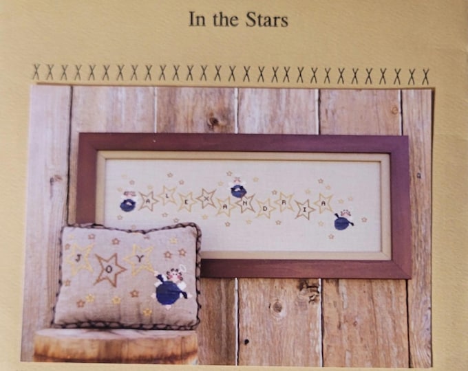 Bent Creek In The Stars Cross Stitch Pattern. FREE SHIPPING. Good Condition.