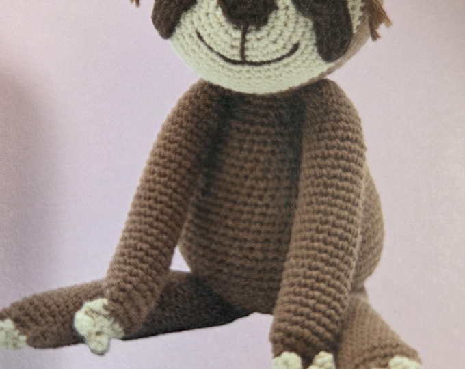 Maurice Sloth Crochet Kit. New Condition. FREE SHIPPING.