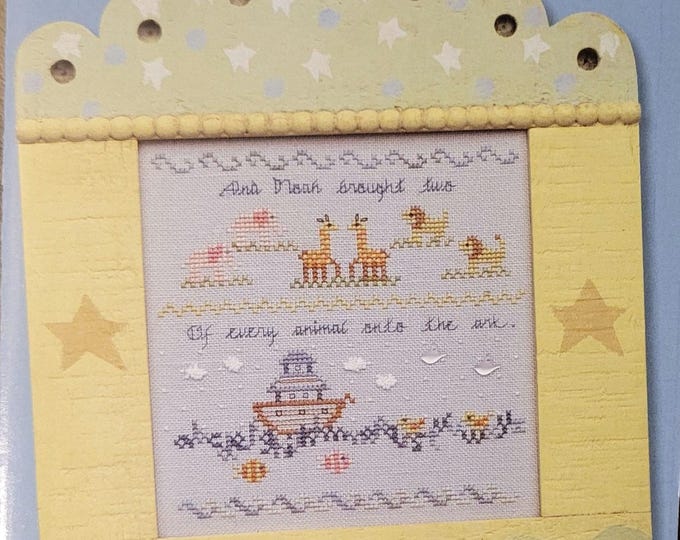 Sweet Nothings Noah's Ark Mini Cross Stitch Pattern. FREE SHIPPING.