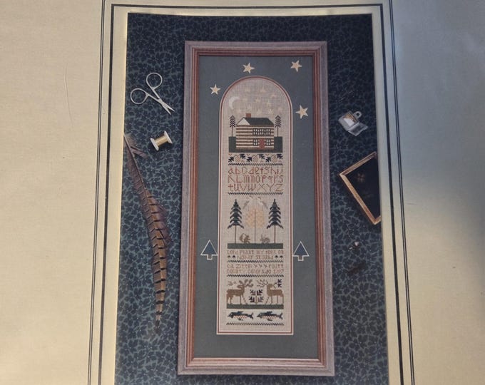 The Drawn Thread North Country Sampler Cross Stitch Pattern. FREE SHIPPING. Used Condition.