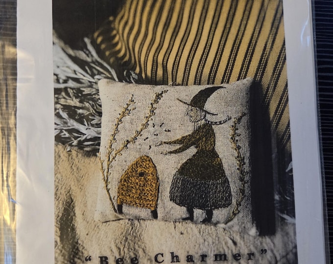 Notforgotten Farm Bee Charmer Folk Embroidery Pattern. Estate Sale Preowned Good Condition.