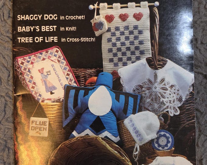 Annie's Pattern Club Number 47 Dec Jan 1987. FREE SHIPPING. Older Used Condition. Includes Pattern Insert.