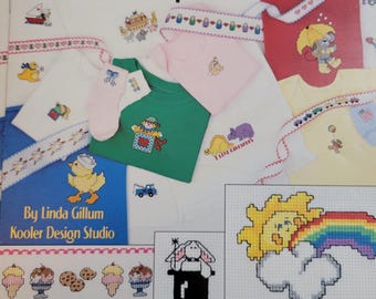 Leisure Arts More Clothing Designs Cross Stitch Pattern. Free SHIPPING. Older Used Condition. Pattern looks like it was trimmed.