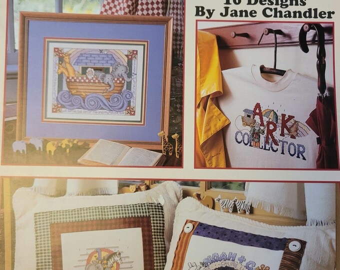 Leisure Arts Noah & Friends Cross Stitch Pattern - FREE SHIPPING
