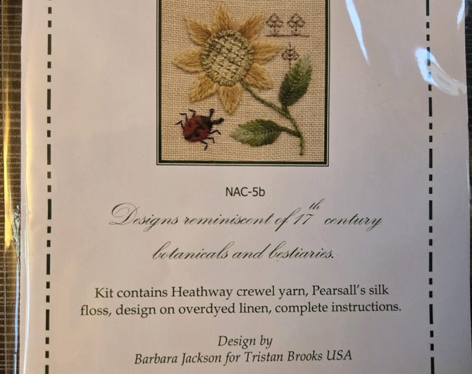 Grace Notes Sunflower Cross Stitch Kit. FREE SHIPPING. Estate Sale Preowned Like New Condition.