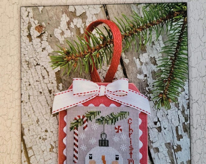 Teresa Kogut Frosty Bulb Cross Stitch Pattern. Free Shipping. Good Condition.
