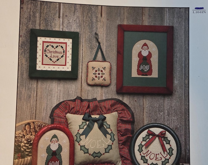 The Needl Love Company Hollyberry Noel Cross Stitch Pattern. Free SHIPPING. Used Condition.