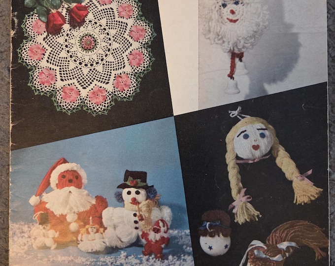 American Thread Co Star Book Knitted and Crocheted Gift Items No 135. FREE SHIPPING. Old Vintage Condition.