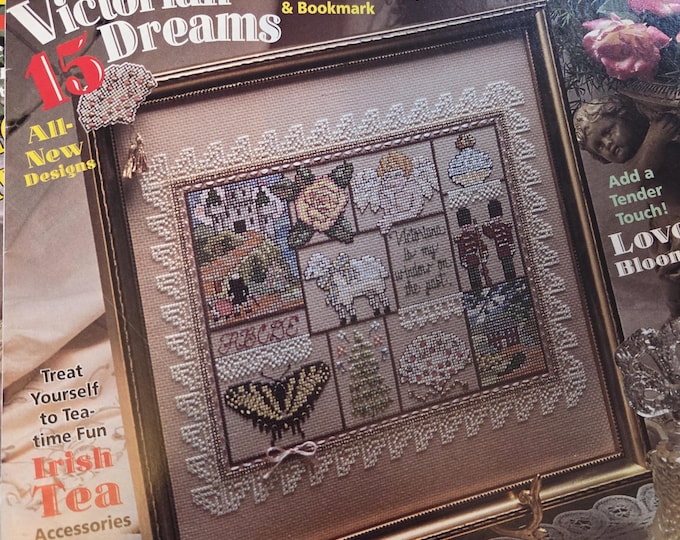 Cross Stitch Magazine Feb/Mar 1995. FREE SHIPPING. Older Condition.