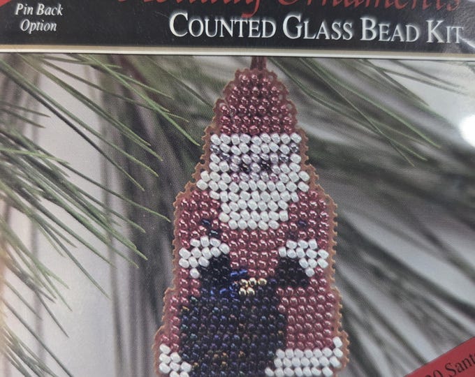 Mill Hill H20 Santa Counted Cross Stitch Kit. FREE SHIPPING. Preowned Condition.