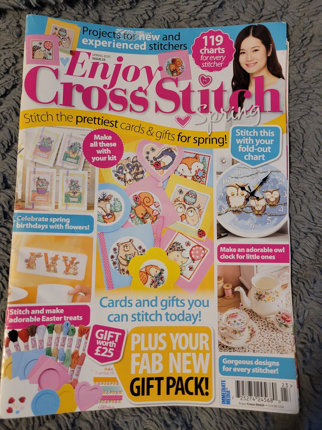 Enjoy Cross Stitch Magazine Christmas 2024au Ebba Neille