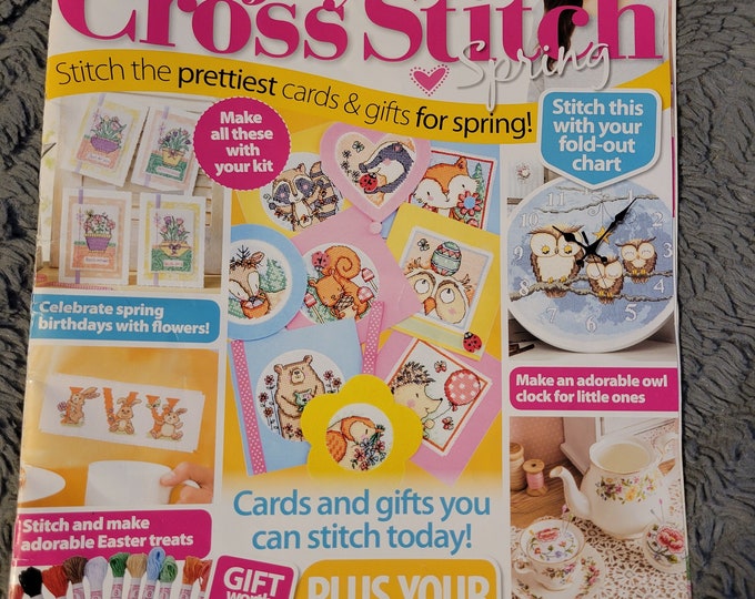 Enjoy Cross Stitch Magazine Issue 23 Spring 2020. Etsy