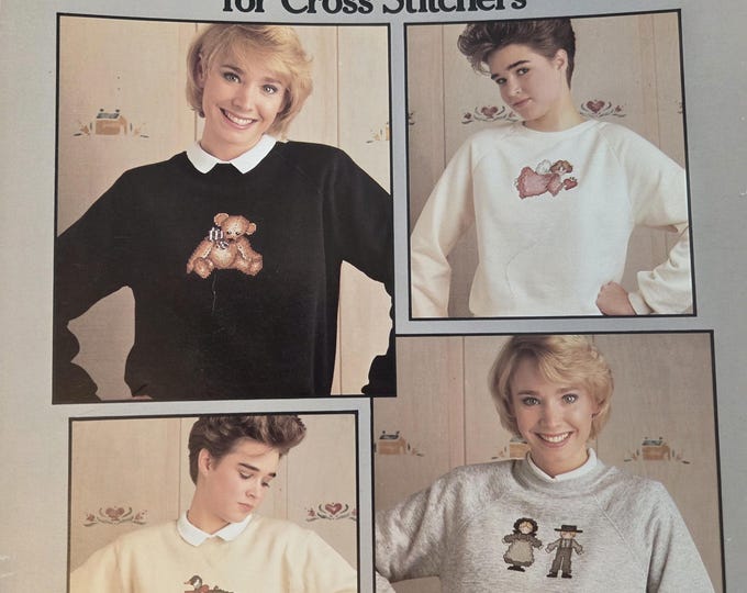 Leisure Arts Mimi's Country Sweats Cross Stitch Pattern. Free SHIPPING. Used Condition