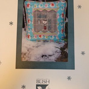 Bush Winter Snows Cross Stitch Pattern. FREE SHIPPING. Used Condition.