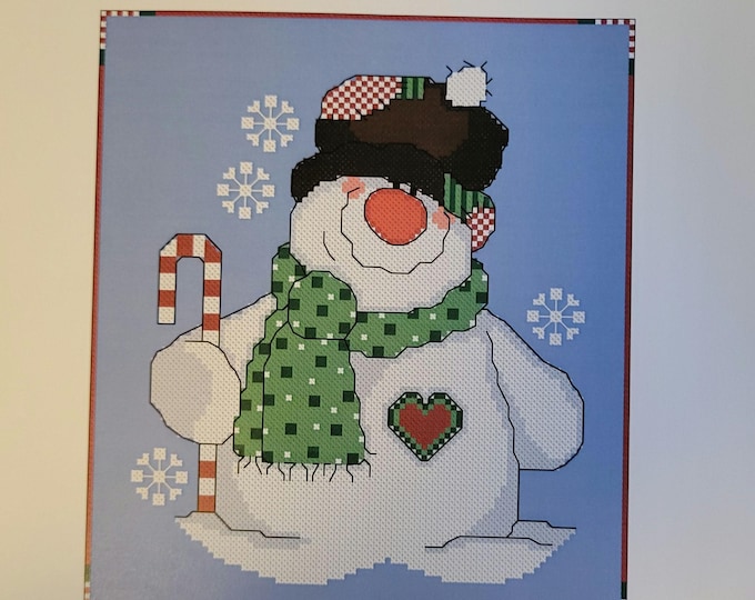Snowballz Mr McFrosty Collection Cross Stitch Pattern. Free Shipping. Good Condition.
