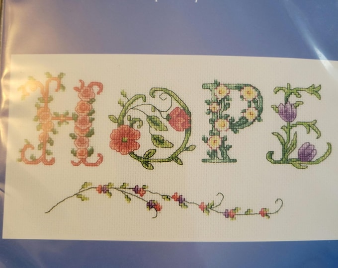 DMC Hope Cross Stitch Kit. FREE SHIPPING. New Condition.