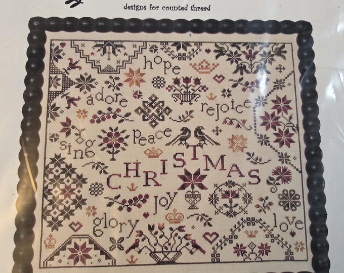 Praiseworthy Stitches Simple Gifts Christmas  Cross Stitch Pattern. FREE SHIPPING. Estate Preowned Good Condition.