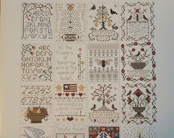 Rosewood Manor Something Old Something New 10th Anniversary Book of Celebration Cross Stitch Pattern. Good Condition. Free Shipping.