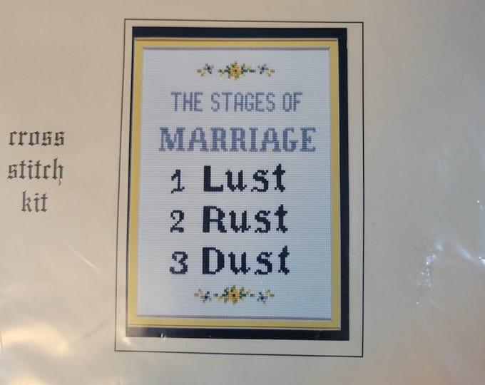 Patty Ann Creations Lust Rust Dust Counted Cross Stitch Kit. FREE SHIPPING. Good Condition.
