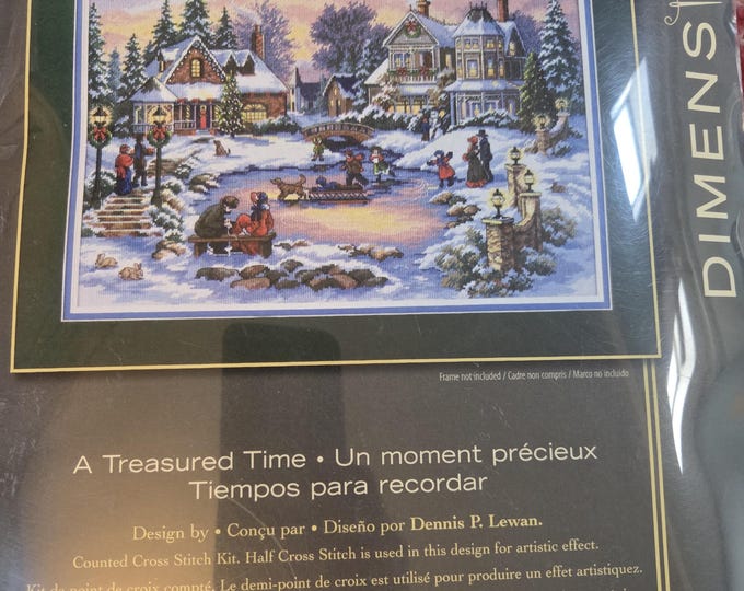 Dimensions Gold A Treasured Time Cross Stitch Kit. FREE SHIPPING. New Condition.