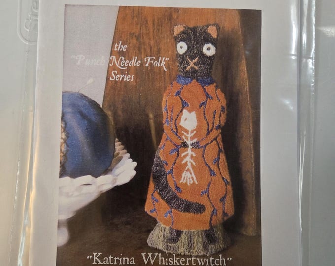 Notforgotten Farm Katrina Whiskertwitch Punch Needle Pattern. Estate Sale Preowned Good Condition. Free SHIPPING.