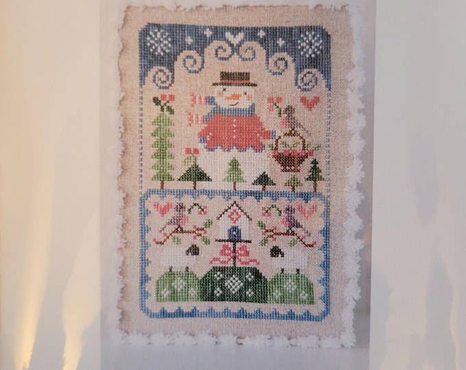 Jardin d'hiver Collection Tralala Cross Stitch Pattern. FREE SHIPPING. Good Condition