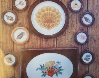 Shell Designs Cross Stitch Pattern. FREE SHIPPING