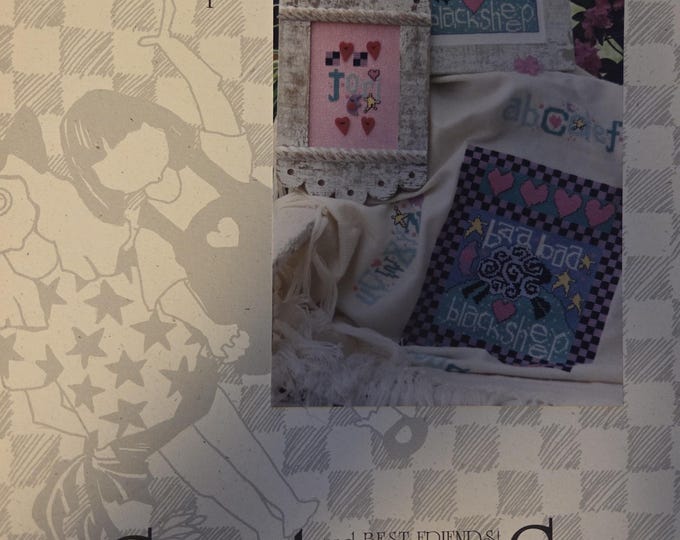 Sisters Baa Baa Black Sheep Cross Stitch Pattern. Free Shipping. Used Condition.