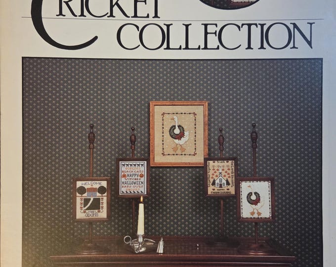 The Cricket Collection Candlescreens I Cross Stitch Pattern. FREE SHIPPING. Used Condition