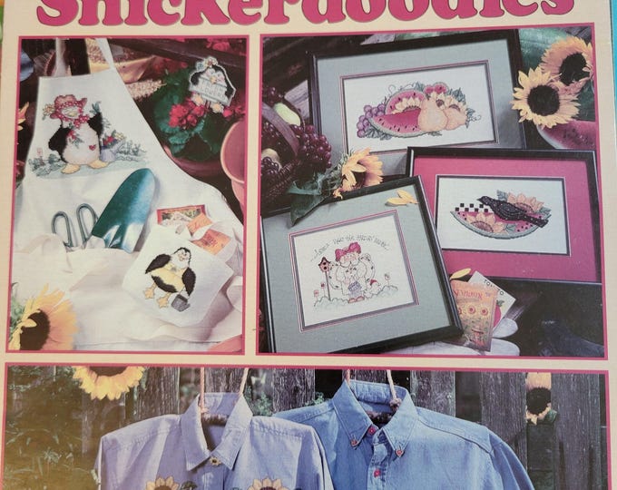 Leisure Arts Sunflowers and Snickerdoodles Cross Stitch Pattern. Free SHIPPING. Older Used Condition.