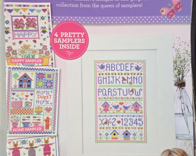 Helen Philipps Sampler Chart Cross Stitch Pattern. FREE SHIPPING. Preowned and Used Condition