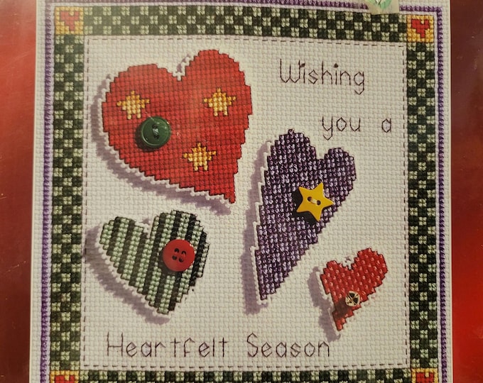 Janlynn Heartfelt Season Cross Stitch Kit. FREE SHIPPING. New Condition.