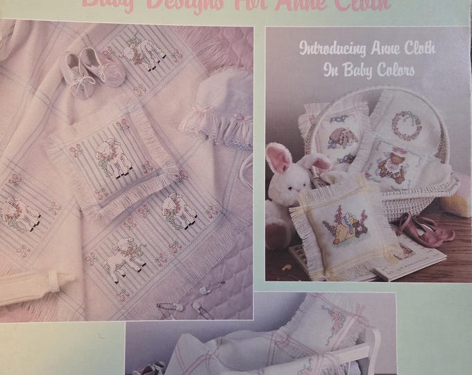 Leisure Arts Soft and Cuddly Cross Stitch Pattern. Free SHIPPING. Older Used Condition.