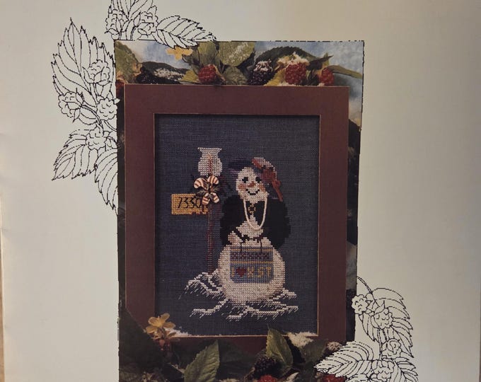 Raspberry Patch Aunt Mabel Cross Stitch Pattern. FREE SHIPPING. Preowned Used Condition.