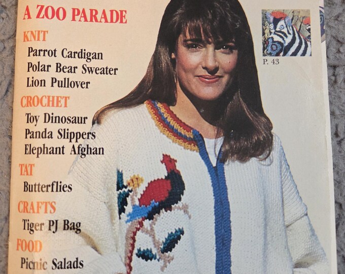 The Workbasket Aug 1990. FREE SHIPPING. Older Used Condition.