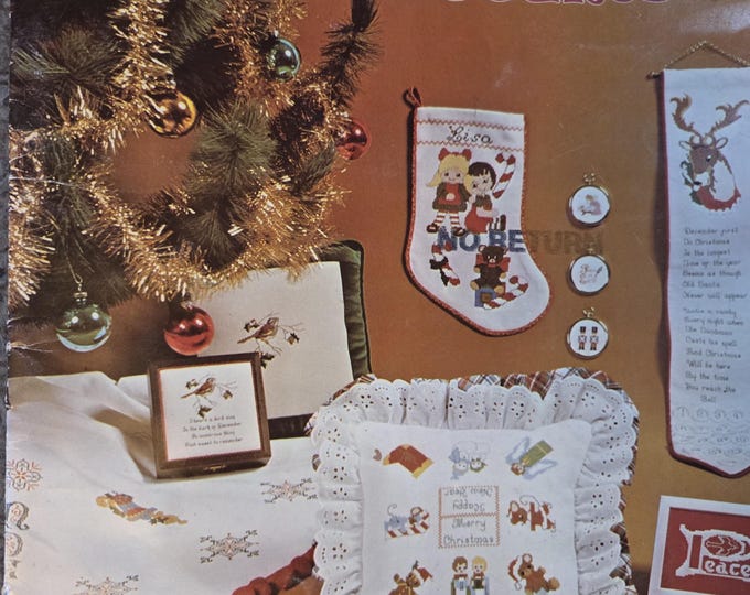 Gloria & Pat Christmas Counts Cross Stitch Pattern. FREE SHIPPING. Used Condition. Some writing on book.