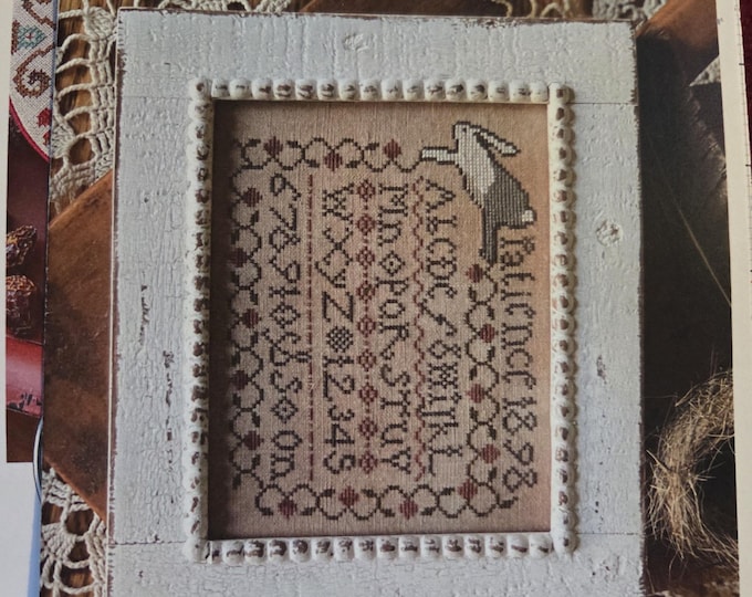 Hands To Work Patience 1898 Cross Stitch Pattern. Free Shipping. Good Condition.